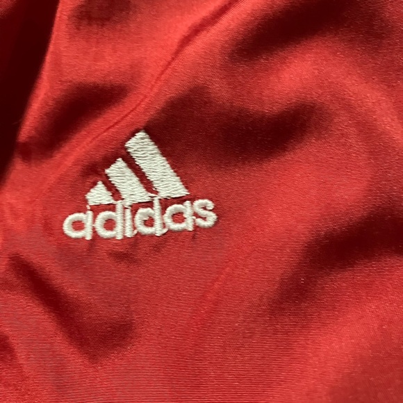 NC State Adidas Red and Black Jacket with Hood and Full-Length Zipper - Picture 5 of 10